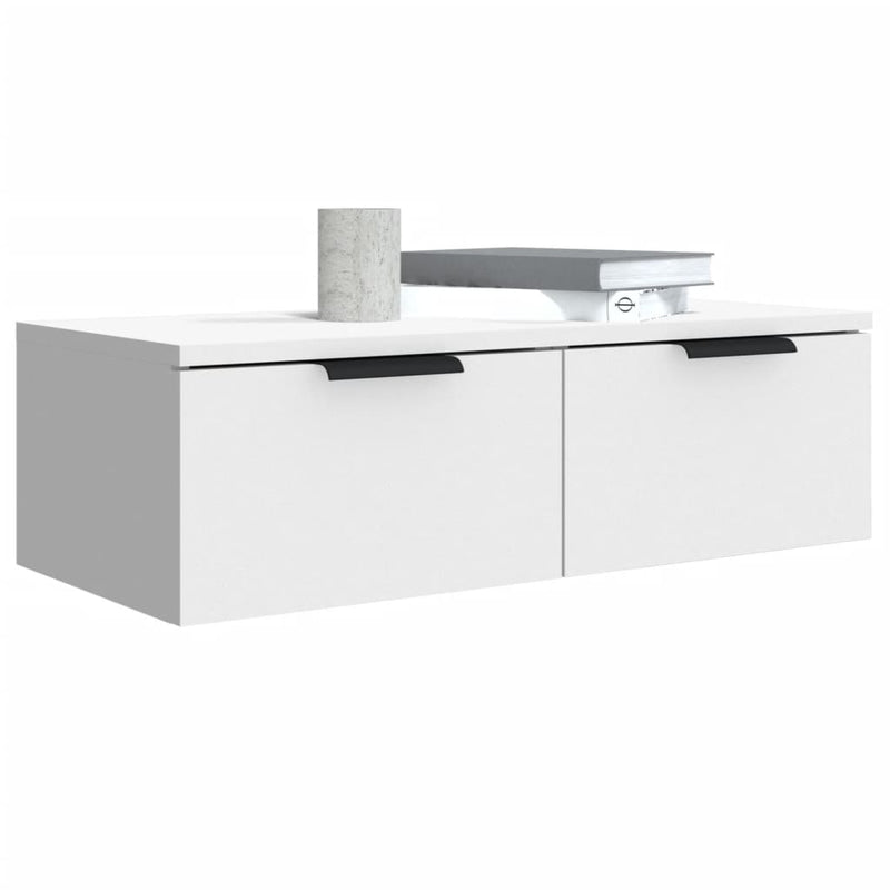 vidaXL fehér szerelt fa faliszekrény 68 x 30 x 20 cm