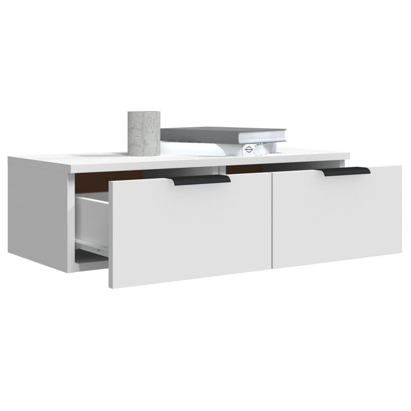 vidaXL fehér szerelt fa faliszekrény 68 x 30 x 20 cm