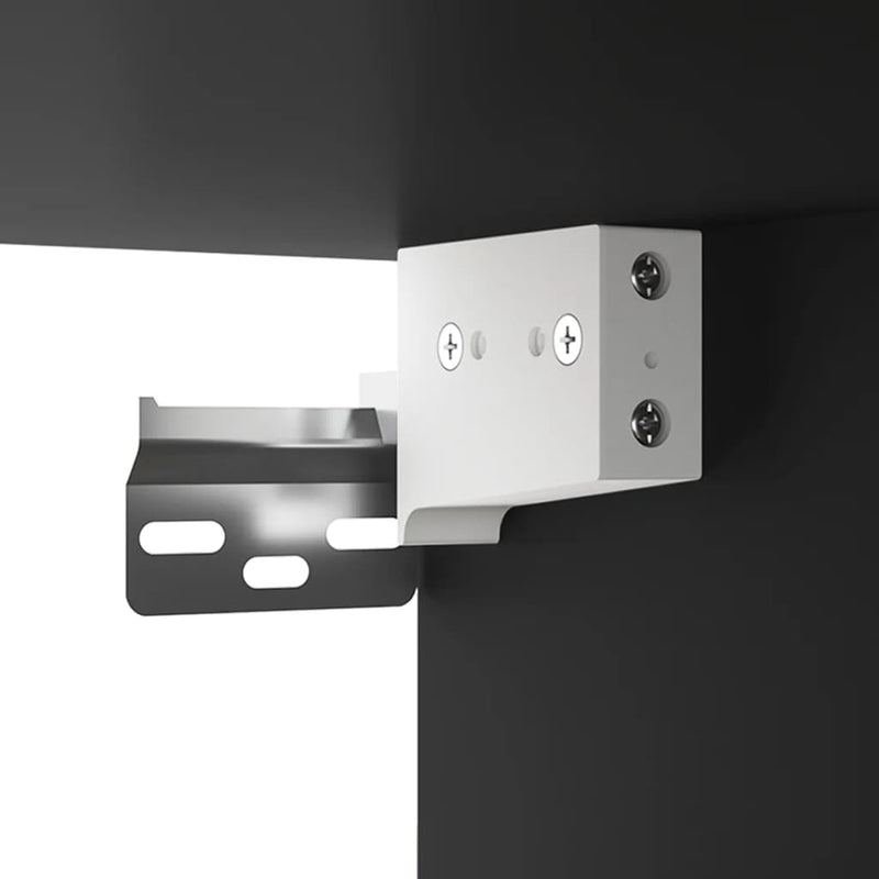 vidaXL fekete szerelt fa faliszekrény 68 x 30 x 20 cm