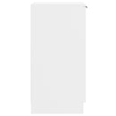 vidaXL füstös tölgyszínű szerelt fa cipősszekrény 30 x 35 x 70 cm