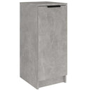 vidaXL betonszürke szerelt fa cipőszekrény 30x35x70 cm