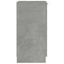 vidaXL betonszürke szerelt fa cipőszekrény 30x35x70 cm