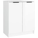 vidaXL magasfényű fehér szerelt fa cipősszekrény 59 x 35 x 70