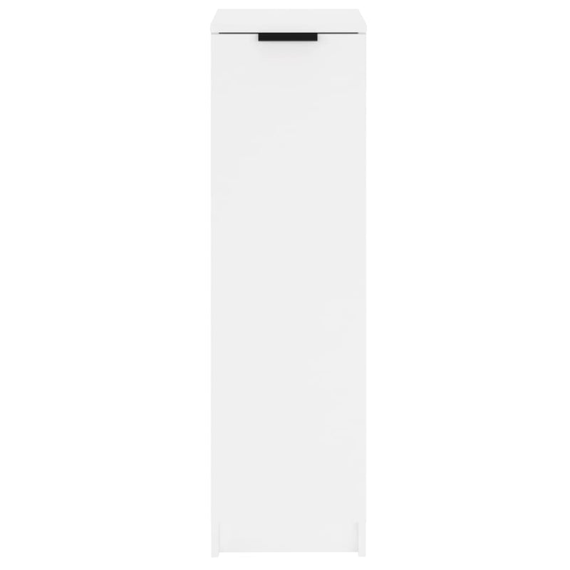 vidaXL füstös tölgyszínű szerelt fa cipősszekrény 30 x 35 x 100 cm
