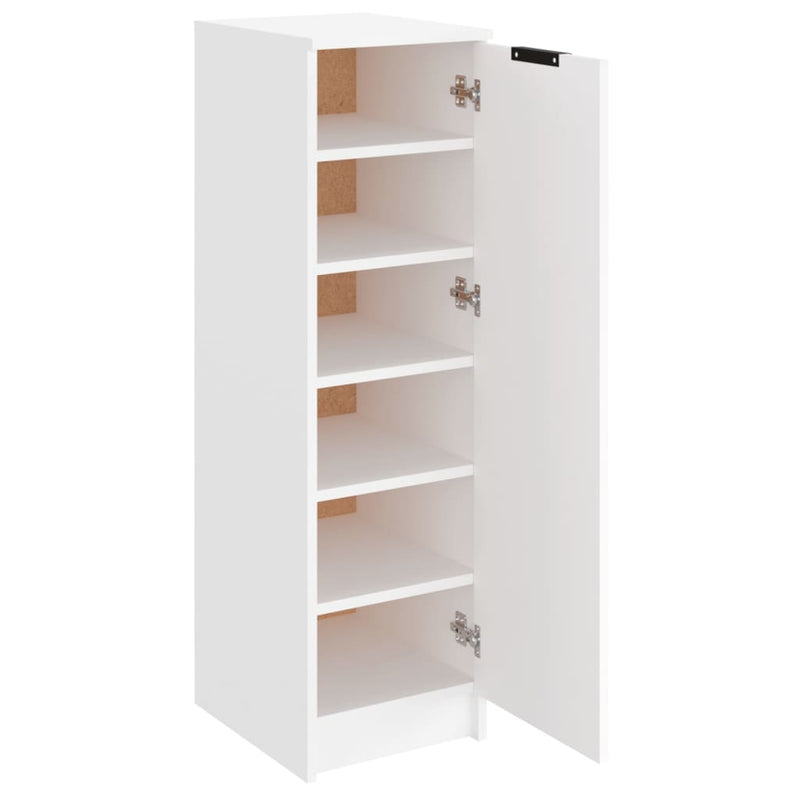vidaXL füstös tölgyszínű szerelt fa cipősszekrény 30 x 35 x 100 cm