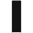 vidaXL fekete szerelt fa cipőszekrény 30 x 35 x 100 cm