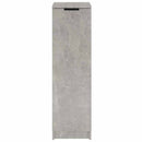 vidaXL betonszürke szerelt fa cipősszekrény 30 x 35 x 100 cm