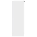 vidaXL fehér szerelt fa cipősszekrény 59 x 35 x 100,5 cm