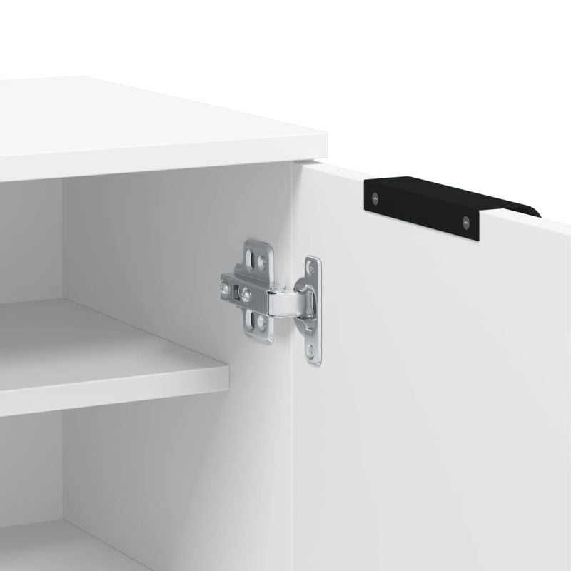 vidaXL fehér szerelt fa cipősszekrény 59 x 35 x 100,5 cm