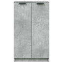 vidaXL betonszürke szerelt fa cipősszekrény 59 x 35 x 100,5 cm