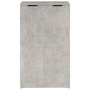 vidaXL betonszürke szerelt fa cipősszekrény 59 x 35 x 100 cm