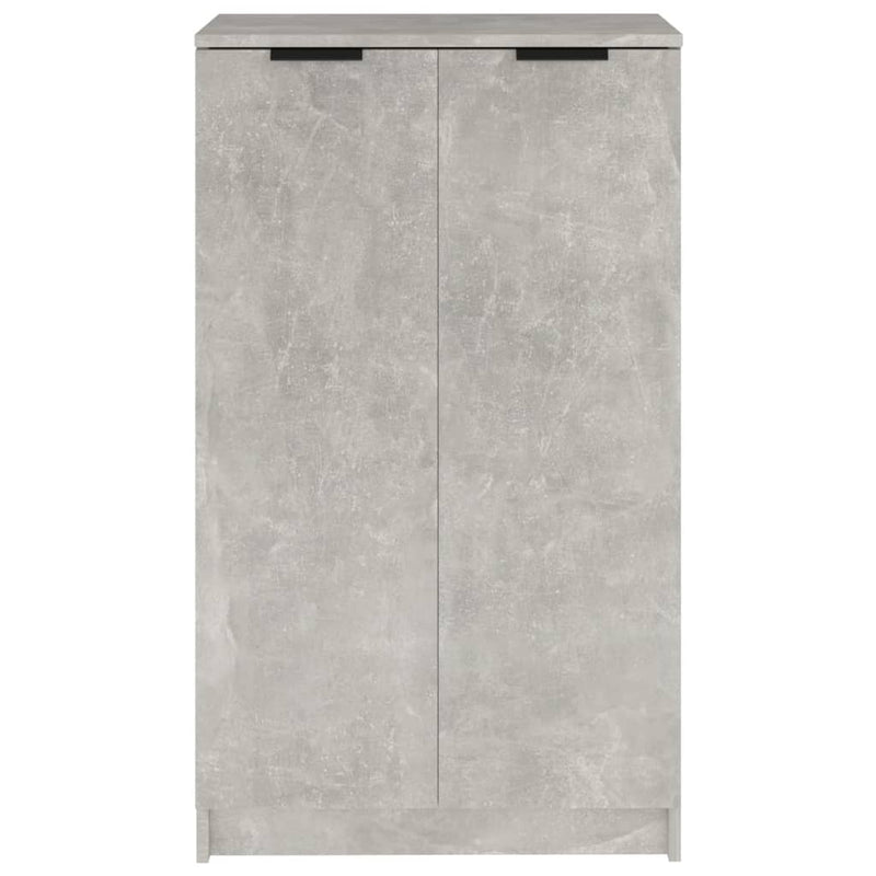 vidaXL betonszürke szerelt fa cipősszekrény 59 x 35 x 100 cm