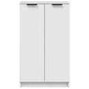 vidaXL magasfényű fehér szerelt fa cipősszekrény 59 x 35 x 100,5 cm