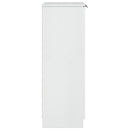 vidaXL magasfényű fehér szerelt fa cipősszekrény 59 x 35 x 100,5 cm