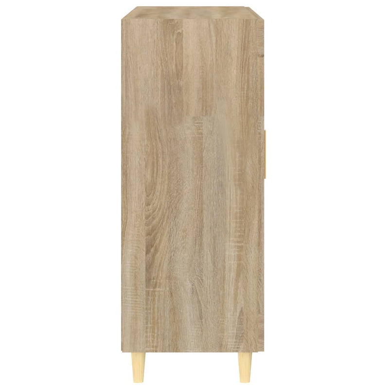 vidaXL sonoma tölgy színű szerelt fa tálalószekrény 69,5 x 34 x 90 cm