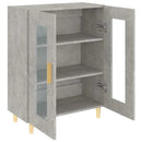 vidaXL betonszürke szerelt fa tálalószekrény 69,5 x 34 x 90 cm