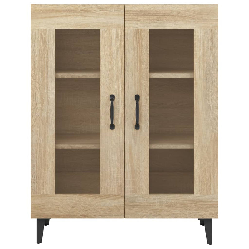 vidaXL sonoma tölgy színű szerelt fa tálalószekrény 69,5 x 34 x 90 cm