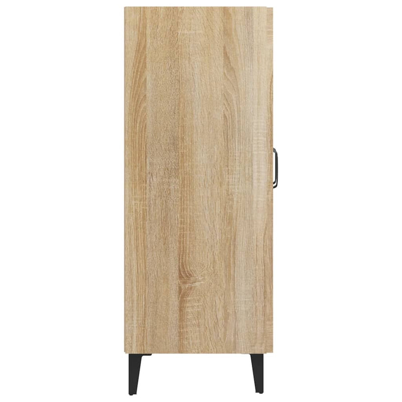 vidaXL sonoma tölgy színű szerelt fa tálalószekrény 69,5 x 34 x 90 cm