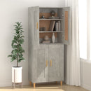 vidaXL betonszürke szerelt fa tálalószekrény 69,5 x 34 x 90 cm