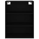 vidaXL fekete faliszekrény 69,5 x 32,5 x 90 cm