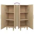 vidaXL sonoma tölgy színű szerelt fa tálalóasztal 34,5 x 34 x 90 cm