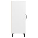 vidaXL fehér szerelt fa tálalóasztal 34,5 x 34 x 90 cm