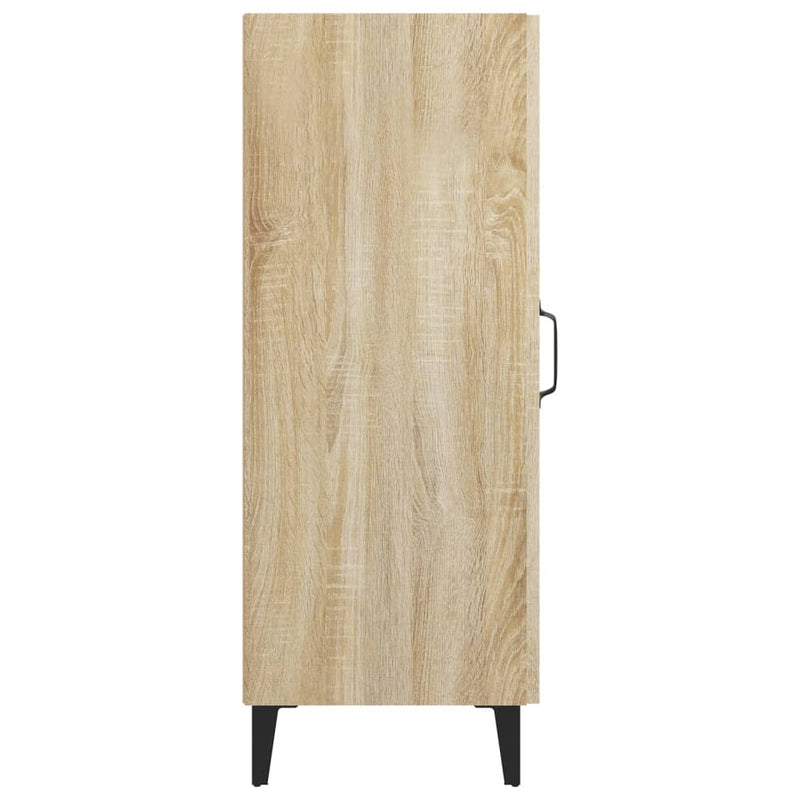 vidaXL sonoma tölgy színű szerelt fa tálalóasztal 34,5x34x90 cm