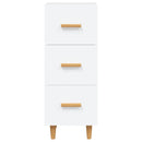 vidaXL fehér szerelt fa tálalóasztal 34,5 x 34 x 90 cm