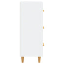 vidaXL fehér szerelt fa tálalóasztal 34,5 x 34 x 90 cm