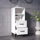 vidaXL fehér szerelt fa tálalóasztal 34,5 x 34 x 90 cm