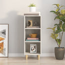 vidaXL betonszürke szerelt fa tálalószekrény 34,5 x 32,5 x 90 cm