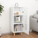 vidaXL fehér szerelt fa tálalóasztal 34,5 x 34 x 90 cm