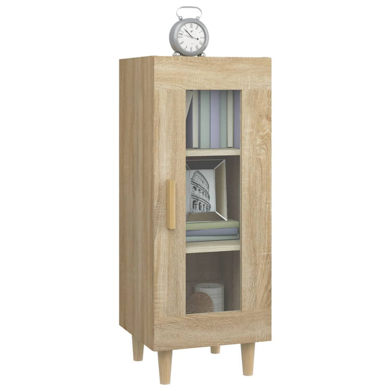 vidaXL sonoma tölgy színű szerelt fa tálalóasztal 34,5 x 34 x 90 cm