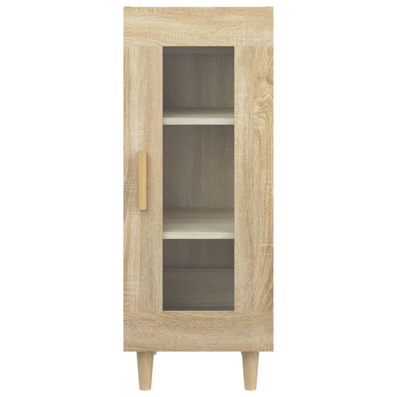 vidaXL sonoma tölgy színű szerelt fa tálalóasztal 34,5 x 34 x 90 cm