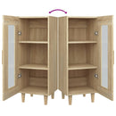 vidaXL sonoma tölgy színű szerelt fa tálalóasztal 34,5 x 34 x 90 cm