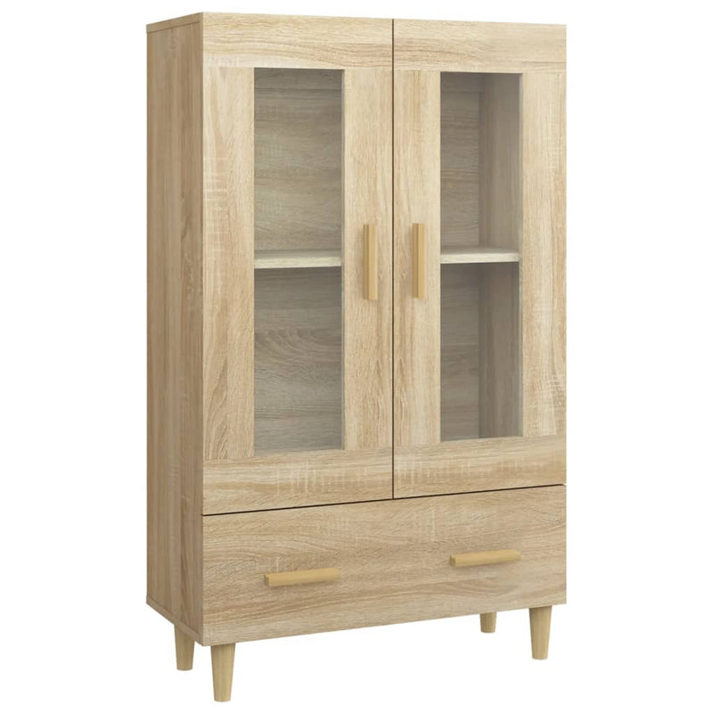 vidaXL sonoma-tölgyszínű szerelt fa magasszekrény 70 x 31 x 115 cm