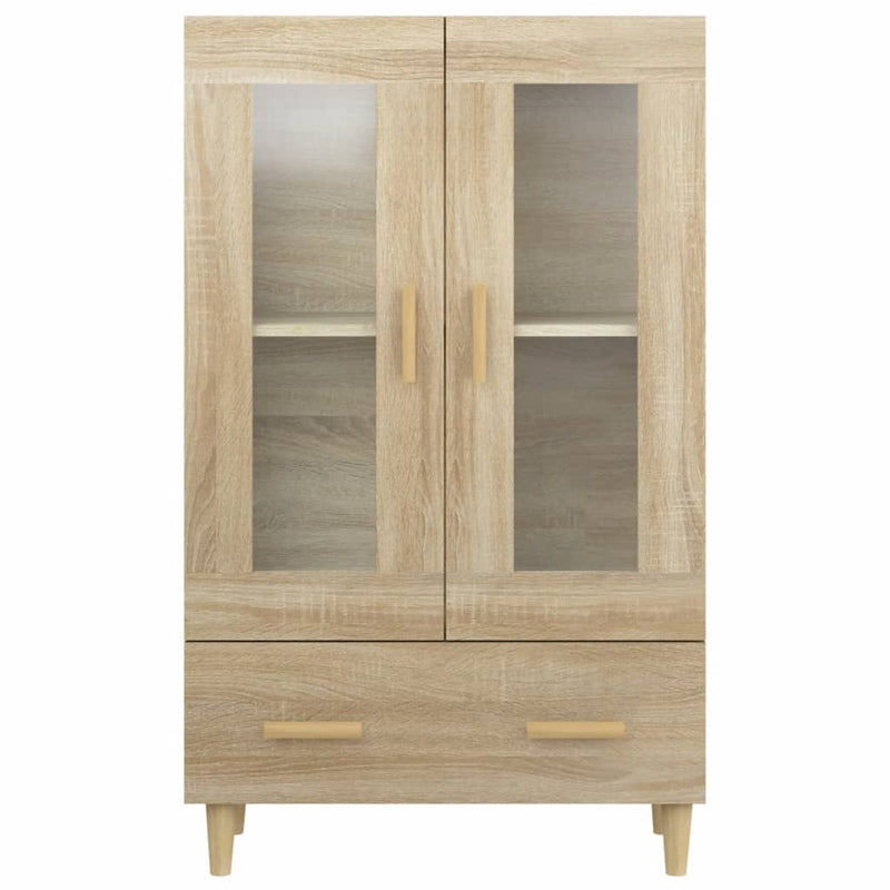 vidaXL sonoma-tölgyszínű szerelt fa magasszekrény 70 x 31 x 115 cm