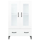 vidaXL fehér szerelt fa magasszekrény 70 x 31 x 115 cm