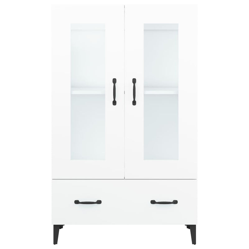 vidaXL fehér szerelt fa magasszekrény 70 x 31 x 115 cm