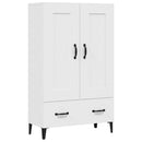 vidaXL fehér szerelt fa magasszekrény 70 x 31 x 115 cm