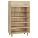 vidaXL sonoma tölgy színű szerelt fa cipősszekrény 60 x 35 x 105 cm