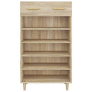 vidaXL sonoma tölgy színű szerelt fa cipősszekrény 60 x 35 x 105 cm