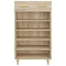 vidaXL sonoma tölgy színű szerelt fa cipősszekrény 60 x 35 x 105 cm