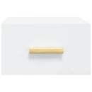 vidaXL fehér falra szerelhető éjjeliszekrény 35 x 35 x 20 cm