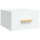 vidaXL 2 db fehér falra szerelhető éjjeliszekrény 35x35x20 cm