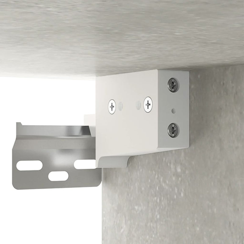 vidaXL 2 db betonszürke falra szerelhető éjjeliszekrény 35x35x20 cm