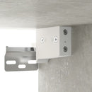 vidaXL 2 db betonszürke falra szerelhető éjjeliszekrény 35x35x20 cm