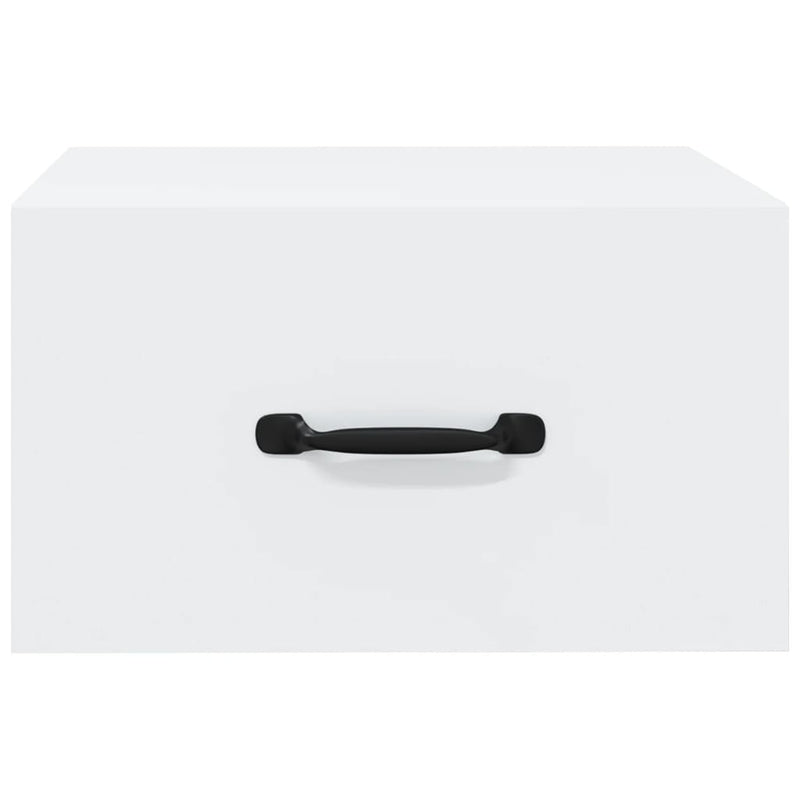 vidaXL fehér falra szerelhető éjjeliszekrény 35x35x20 cm