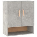 vidaXL betonszürke szerelt fa faliszekrény 60 x 31 x 70 cm