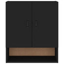 vidaXL fekete szerelt fa faliszekrény 60 x 31 x 70 cm